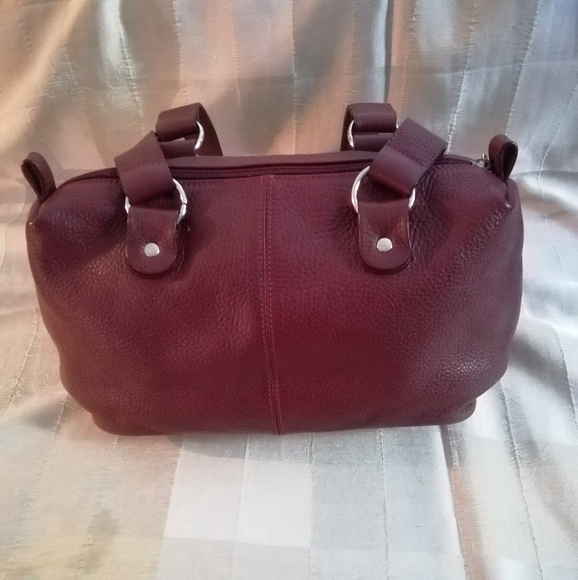 Nuovedive genuine leather satchel shoulder bag - Picture 2 of 7